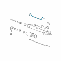 OEM 2010 Pontiac G6 Pipe Kit, Steering Gear Diagram - 15944370