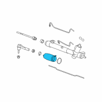 OEM 2008 Chevrolet Malibu Boot Kit, Steering Gear Diagram - 15944083