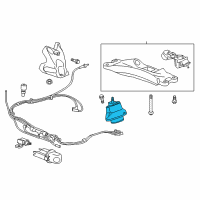 OEM 2017 Cadillac ATS Mount Diagram - 23273995