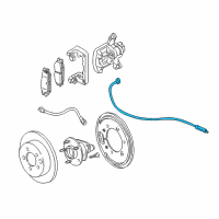 OEM 2002 Chevrolet Monte Carlo Rear Cable Diagram - 15242626