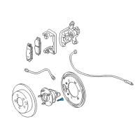 OEM 2006 Chevrolet Monte Carlo Hub & Bearing Bolt Diagram - 18025909