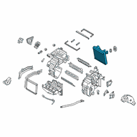 OEM Hyundai Veloster N Evaporator Assembly Diagram - 97139-J3000