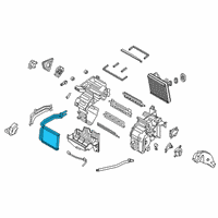 OEM Hyundai Veloster Core & Seal Assembly-Heater Diagram - 97138-J3000