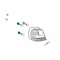 OEM Scion Socket Diagram - 90075-60044