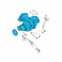 OEM 2015 BMW 328d Exchange-Turbo Charger Diagram - 11-65-8-514-665