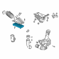 OEM 2005 Honda Accord Element Assembly, Air Conditioner Diagram - 17220-RCJ-505