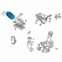 OEM 2006 Honda Accord Tube, Air Flow Diagram - 17228-RCJ-A00