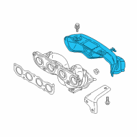 OEM 2017 Hyundai Tucson Protector-Heat Upper Diagram - 28525-2E020