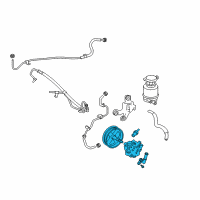 OEM Lexus ES350 Power Steering Pump Diagram - 44310-33170