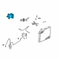 OEM 2000 Dodge Ram 3500 COMPRESOR-Air Conditioning Diagram - 55055540AM