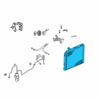 OEM 2000 Dodge Durango CONDENSER-Air Conditioning Diagram - 55055892AF