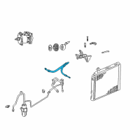 OEM 2000 Dodge Durango Line-A/C Suction & Discharge Diagram - 55055889AD