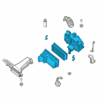 OEM Nissan Pathfinder Air Cleaner Diagram - 16500-3KY0A