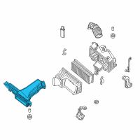 OEM Infiniti Air Duct Diagram - 16554-3KY0A