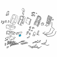 OEM Lexus RX350L Cup Holder Assembly Diagram - 66990-48100-A0