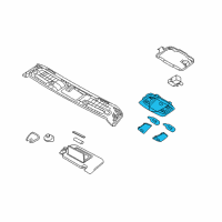 OEM 2015 Infiniti Q60 Lamp Assembly Map Diagram - 26430-3LW0A