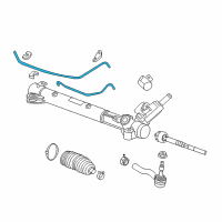 OEM 2014 Cadillac CTS Pipe Kit, Steering Gear Diagram - 19177057
