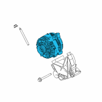 OEM 2009 Ford Mustang Alternator Diagram - 9R3Z-10346-E