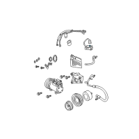 OEM Chrysler Switch-A/C High Pressure Cut Off Diagram - 5014574AA