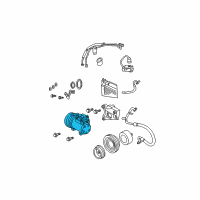 OEM 2004 Dodge Neon COMPRES0R-Air Conditioning Diagram - 5058036AD