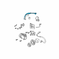 OEM Dodge Neon Line-A/C Suction And Liquid Diagram - 5015344AB