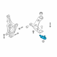 OEM Kia Sorento Ball Joint Assembly-Lower Diagram - 54530C5100