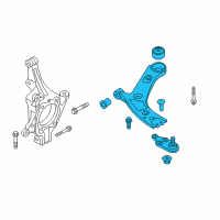 OEM Kia Sorento Arm Complete-Front Lower Diagram - 54501C6000