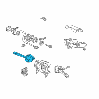 OEM 2001 Acura TL Switch Assembly, Lighting Diagram - 35255-S0K-A11