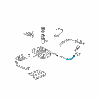 OEM Honda Pilot Tube, Filler Neck Diagram - 17651-S9V-A01