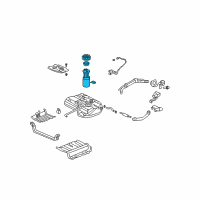 OEM Honda Pilot Module Assembly, Fuel Pump Diagram - 17045-S9V-A00