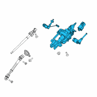 OEM Ford F-150 Steering Column Diagram - FL3Z-3C529-AY