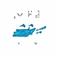 OEM 2011 Toyota Camry Composite Assembly Diagram - 81110-06520