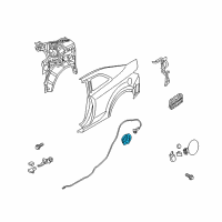 OEM 2011 Kia Forte Koup Housing Assembly-Fuel Filler Diagram - 715311M200