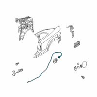 OEM 2012 Kia Forte Catch & Cable Assembly-F Diagram - 815901M200