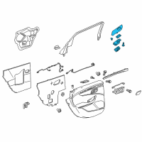 OEM Chevrolet Impala Switch Assembly Diagram - 23466880