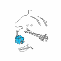 OEM 2004 Chrysler Sebring Reservoir-Washer Diagram - 5019328AC
