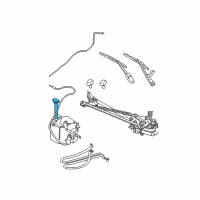 OEM 2000 Chrysler Cirrus Cap-Washer Reservoir Diagram - 5012475AA