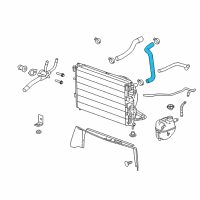 OEM 2008 Pontiac Torrent Lower Hose Diagram - 15889011