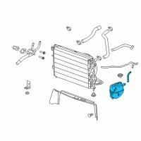 OEM Chevrolet Equinox Reservoir Diagram - 15835020