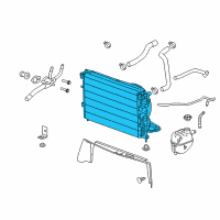 OEM 2008 Chevrolet Equinox Radiator Diagram - 19130404