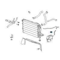 OEM GMC Acadia Limited Recovery Tank Cap Diagram - 15075118