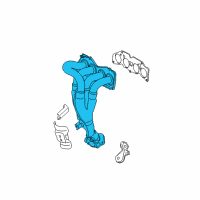 OEM Toyota Sienna Exhaust Manifold Diagram - 17141-36050