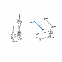 OEM 2002 Toyota Highlander Front Control Arm Diagram - 48710-48030