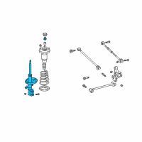 OEM 2007 Toyota Highlander Strut Diagram - 48540-49245