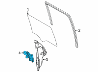 OEM 2022 Ford Maverick MOTOR ASY - WINDOW OPERATING Diagram - NL1Z-9923394-B