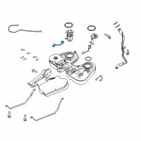 OEM Ford Taurus X Fuel Gauge Sending Unit Diagram - 8A4Z-9A299-CA