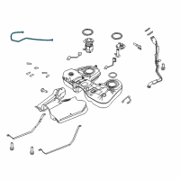 OEM Ford Explorer Connector Hose Diagram - 8A4Z-9324-B