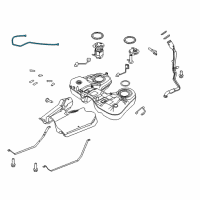 OEM Lincoln Connector Hose Diagram - 8A4Z-9324-B