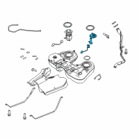 OEM Lincoln Fuel Pump Diagram - 8A4Z-9275-B