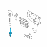 OEM 2017 Nissan Sentra Spark Plug Diagram - 22401-1TT1C